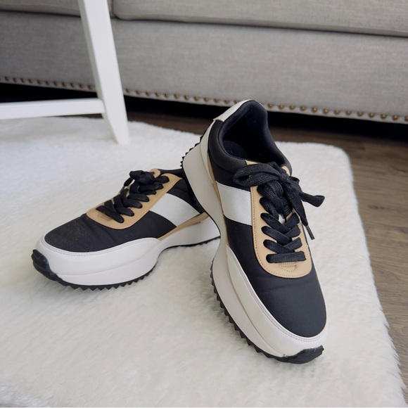 DV by Dolce Vita Shoes - DV by Dolce Vita Black and Tan Sneakers